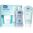 Chicco Natural Sensation 0+ šampon a sprchový gel pro děti od narození 200 ml + 0+ tělové mléko pro děti od narození 150 ml