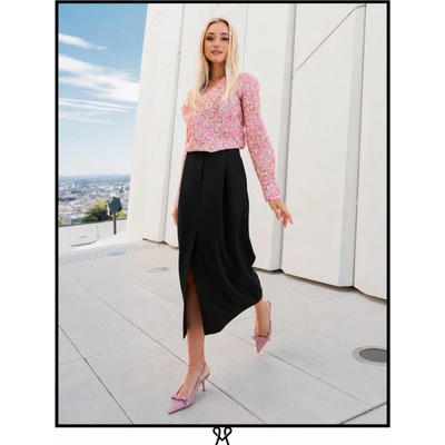 Magenta dámska sukňa 088-S/BLACK