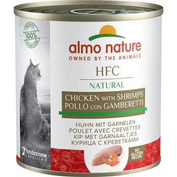 Almo Nature HFC Natural kuře & losos kuře & krevety 24 x 280 g