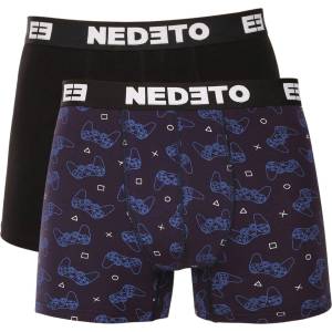 Nedeto Комплект от две - мъжки боксерки Nedeto многоцветни Nedeto | Mnogotsveten | МЪЖЕ | XL