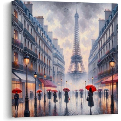Obraz pařížská romance - 50x50