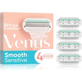 Gillette Venus Smooth Sensitive сменяеми глави 4 бр