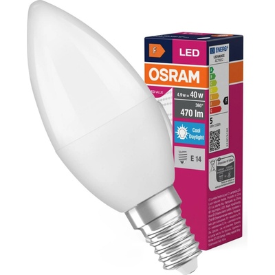 Osram LED Žiarovka VALUE B40 E14/4,9W/230V 6500K P225730