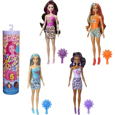 Barbie Color Reveal Barbie s divokými vzormi