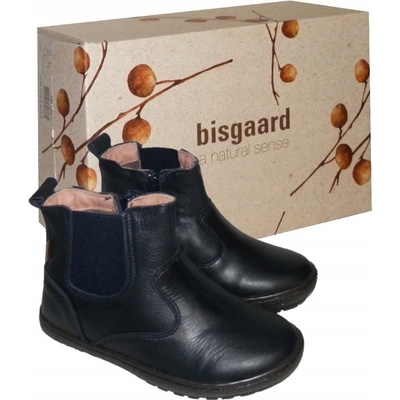 Bisgaard boty sněhule přírodní kůže vlna