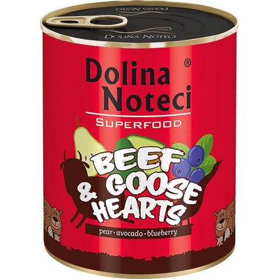 Dolina Noteci Superfood hovädzie a husacie srdcia 6 x 800 g