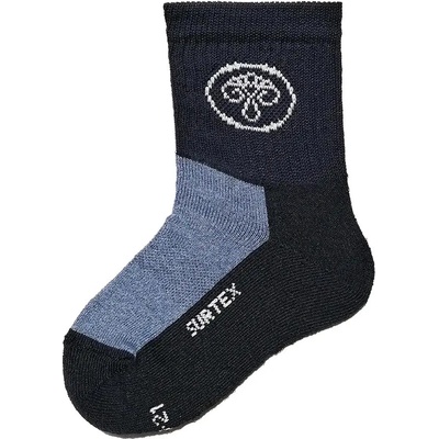 Surtex dětské merino ponožky volný lem Tmavě modrá