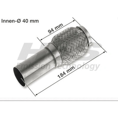 Pružný díl výfuku HJS interFLEX connector 83 00 8451