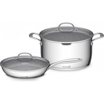 G21 Sada riadu G21 Gourmet Miracle s cedníkom, 4 diely, nerez/greblón 6352113
