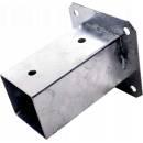 Kotarbau pilotní základna base brushed anchor support 80x80 stříbro