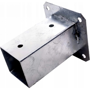 Kotarbau pilotní základna base brushed anchor support 80x80 stříbro