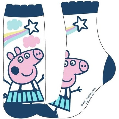 Eexee dětské ponožky Peppa Pig 5234618 bílomodrá