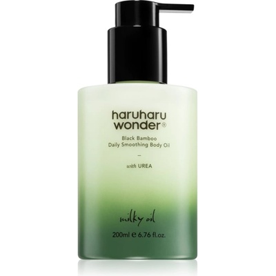 Haruharu Wonder Black Bamboo Daily Smoothing Body Oil кадифено масло за тяло с подхранващ ефект 200ml