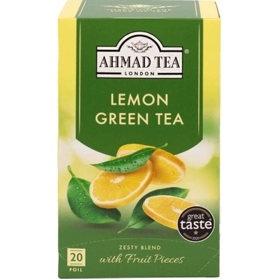 Ahmad tea čaj Lemon Green Tea 20 sáčků