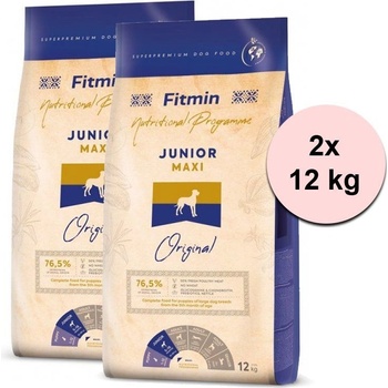 Fitmin dog maxi junior 2 x 12 kg