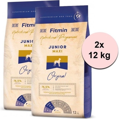Fitmin dog maxi junior 2 x 12 kg