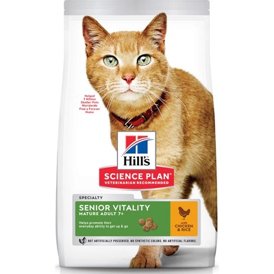 Hill’s Science Plan Mature Adult Senior Vitality kuracie s ryžou 7 kg