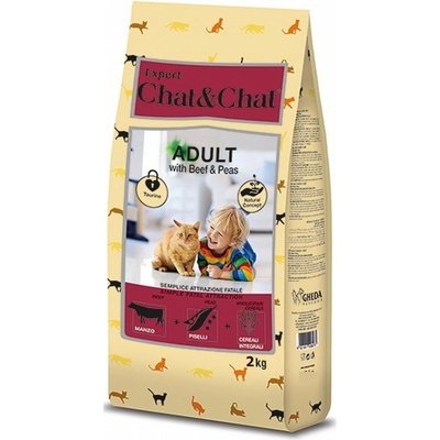 Chat & Chat Expert Adult Beef & Peas 2 kg