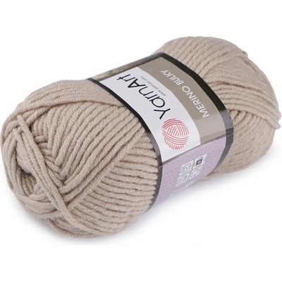 Pletací příze Merino bulky 100 g Varianta: 16 (033) šedobéžová, Balení: 1 ks 42110/79188/203573