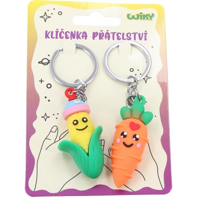 Prívesok na kľúče Zelenina 2 ks