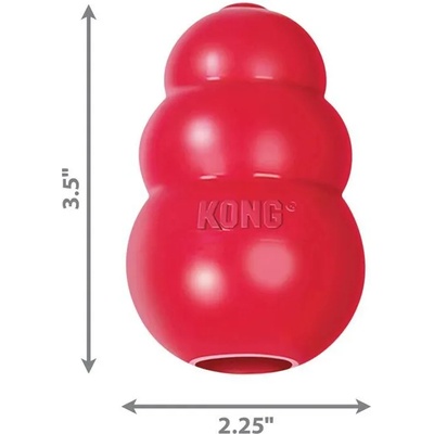 KONG Classic M - идеална играчка за безкрайни игри и яростно дъвчене, за кучета с тегло 7 - 16 кг