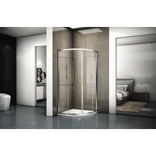 Štvrťkruhový sprchový kút RIHO PORTO 2.0 R309 80X80X200cm dvojkrídlové dvere R55 GR12200