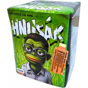 Kompaktní ohňostroj HNUSÁK 16 ran 20 mm