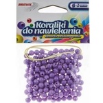 Brewista Purple threading beads + string 6mm 16g