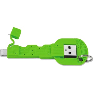 4smarts Кабел тип ключодържател за всички устройства с Lightning конектор (8.5 см) - 4smarts Basic KeyLink Lightning Cable (зелен)