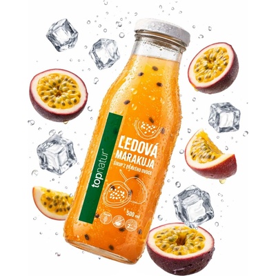 Topnatur Ledová marakuja sirup z pravého ovoce 500 ml
