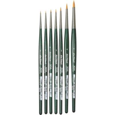 DaVinci NOVA - Syntetické krátke okrúhle štetce s. 5575 Typ: č. 0