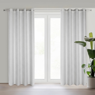Takoy Závěs ALETA jednobarevný ze šenilu 135 x 250 cm-HF-453376 | 135 x 250 cm