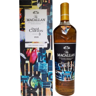 Macallan David Carson Concept no. 3 40,8% 0,7 l (čistá fľaša)
