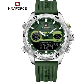 Naviforce Часовници naviforce he-38630 - Зелен / Сребърен kp38630 (he-38630)