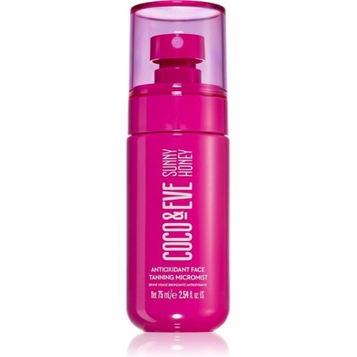 Coco & Eve Sunny Honey Antioxidant samoopalovací mlha na obličej 75 ml