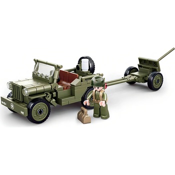 Sluban B0853 Spojenecký džíp a protiletadlové dělo