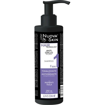 LiveOn Nuova Skin Šampón proti žltým tónom 250 ml