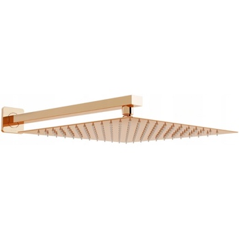Mexen Slim душ глава 30 x 30 cm с ръчно душче, розово злато - 79130112-60 (79130112-60)