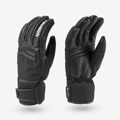 Reusch Gore-Tex Carve GTX lyžiarske kožené rukavice čierne