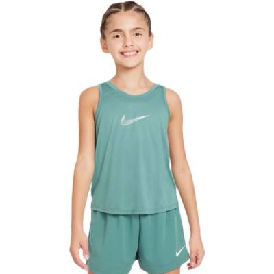 Nike Тениска за момичета Nike Kids Dri-Fit One Training Tank - Бял, Многоцветен