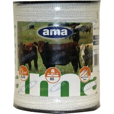 AMA 10mm vodivá páska, délka 200 m, bílá