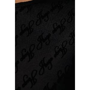 HUGO боди дамско с памук flokky_ls body (50570394)