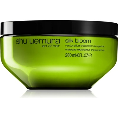 shu uemura Silk Bloom регенерираща и възстановяваща маска за увредена коса 200ml