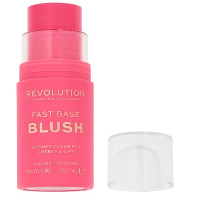 Makeup Revolution Fast Base руж стик цвят Роза 14 г