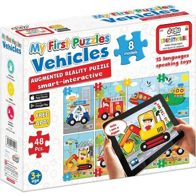 Jagu Образователен говорещ пъзел Jagu - Автомобили, 48 части (94-106)