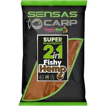 Sensas Zmes Na Pastu Super Groundpaste 2in1 1 kg Fishy Hemp