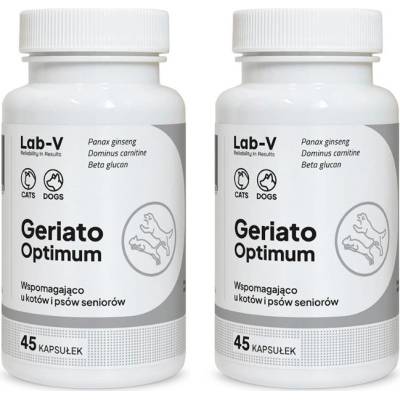LAB-V Geriato Optimum - Podpora zdravia seniorov pre psy a mačky 2x45 kapsúl