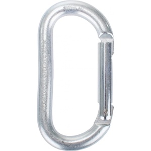 Kong Стоманен карабинер Kong Oval Steel Straight Gate Steel carabiner - Blank (378-0035-0111)