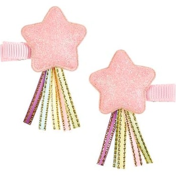 Souza! Souza! - Фиби за коса Audrey с розова звезда - 2 бр