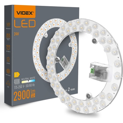 Modul LED Wkład do Plafonów 24W 2900lm 4000K Neutrální bílá 120° Videx